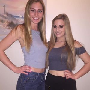 PacSun Blue/Grey ribbed top